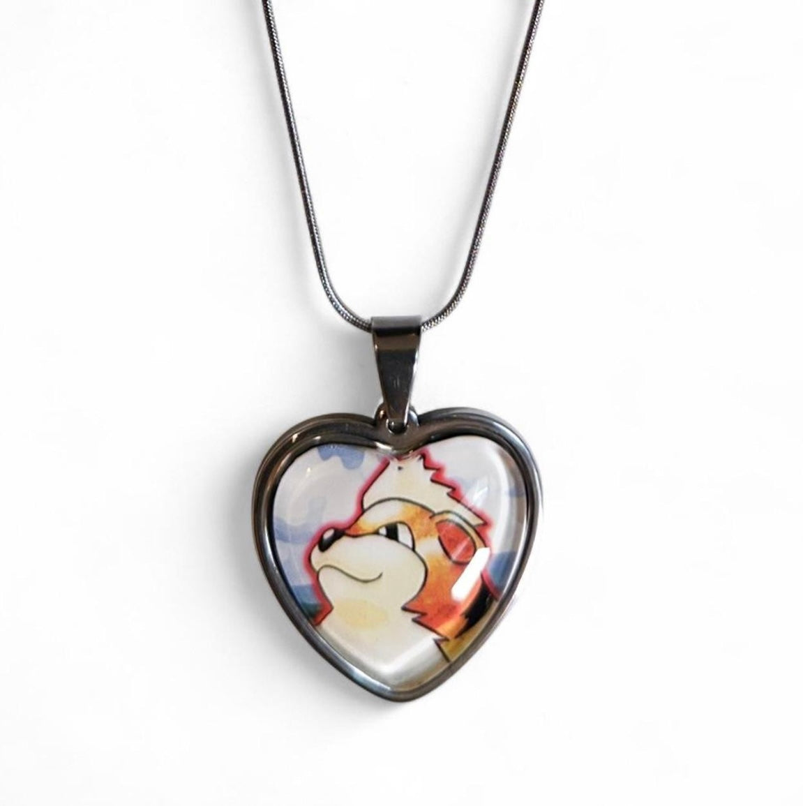 Trading Card Upcycled Necklace