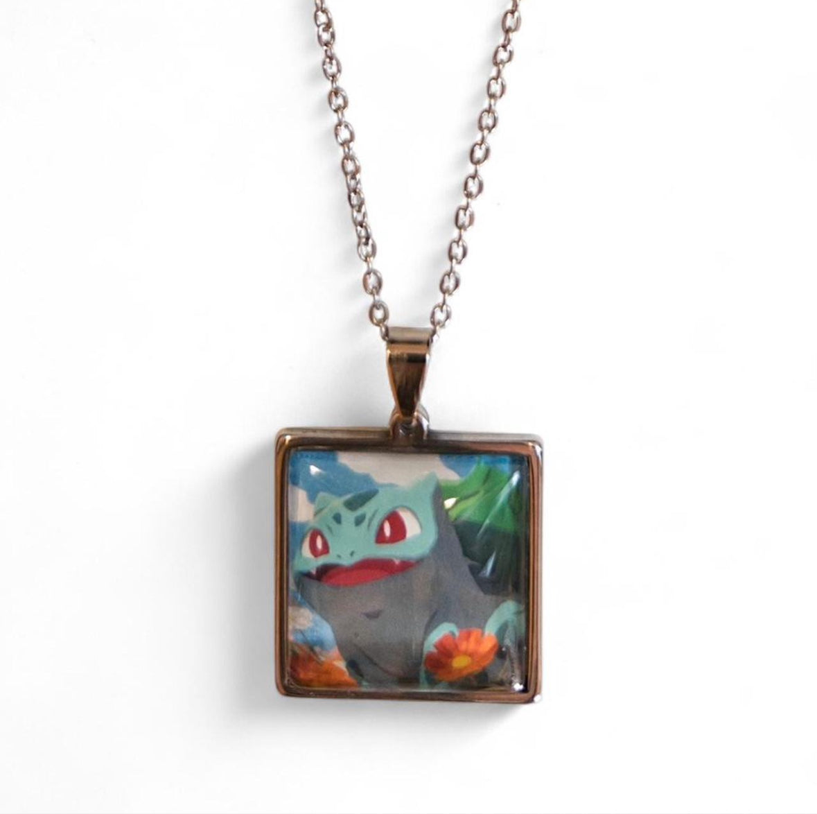 Trading Card Upcycled Necklace
