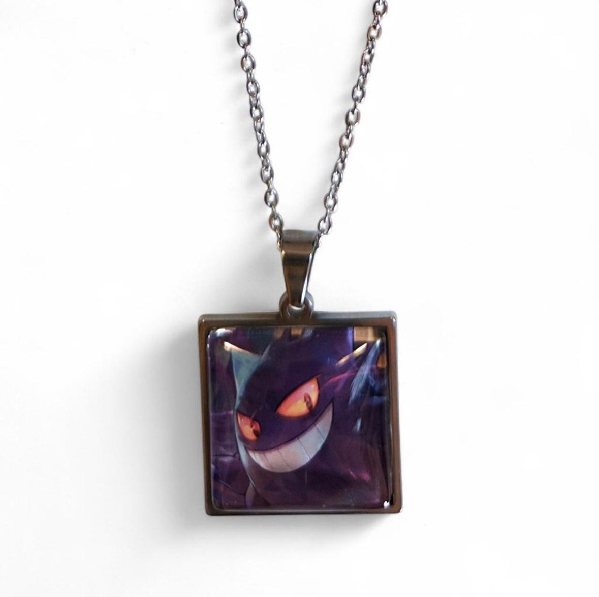 Trading Card Upcycled Necklace