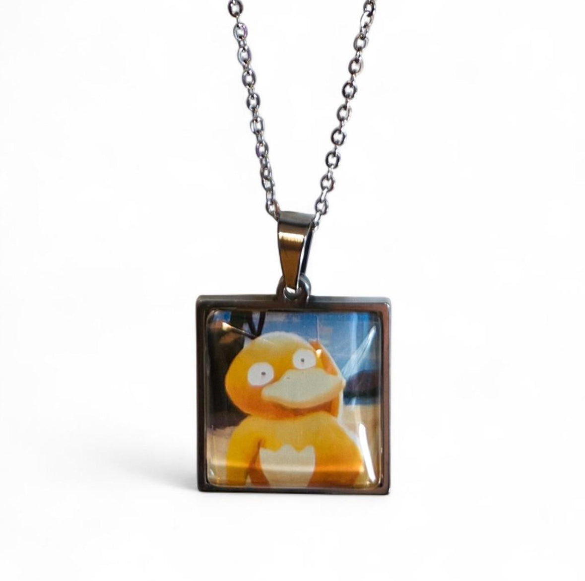Trading Card Upcycled Necklace