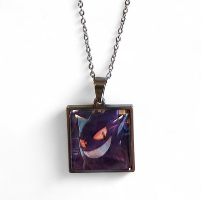 Trading Card Upcycled Necklace