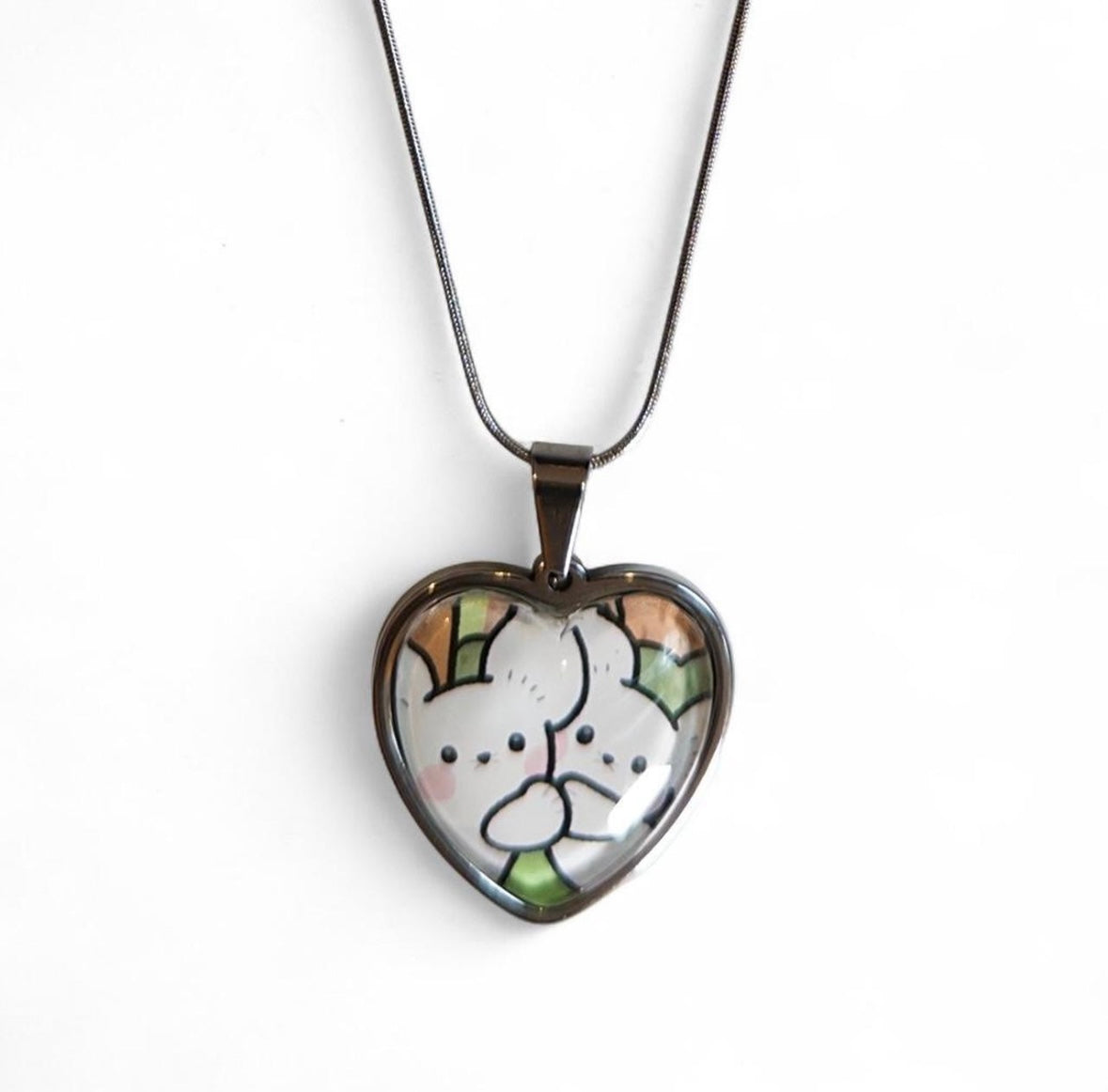Trading Card Upcycled Necklace